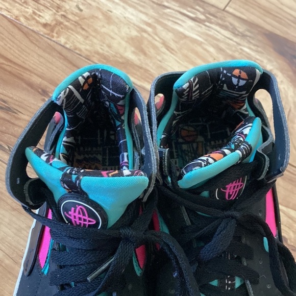 Nike air flight hurricane south beach Miami athletic shoes size 6Y vice spurs - Picture 10 of 10